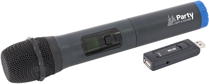 Trådlös handhållen mikrofon med USB-ström