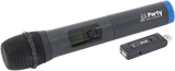 Trådlös handhållen mikrofon med USB-ström