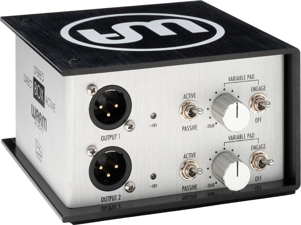 Warm Audio WA-DI-A2 aktiv stereo-DI-box