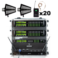 Renton Rack Trådlöst System (20 Headset)