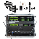Renton Rack Trådlöst Kombi System (4 Handhållna + 8 Headset)