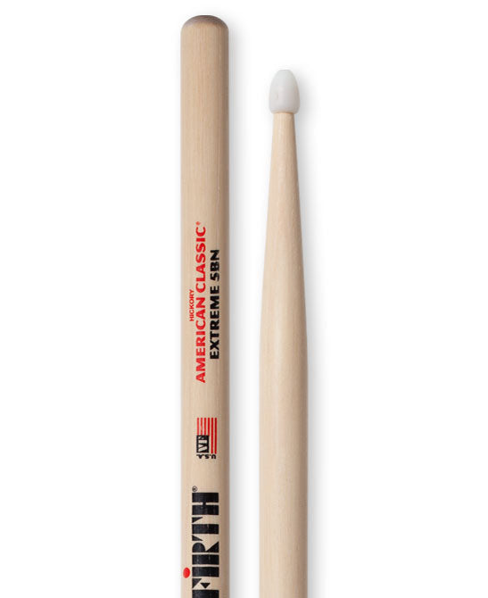 Vic Firth 5B trumpinnar i extrem nylonspets