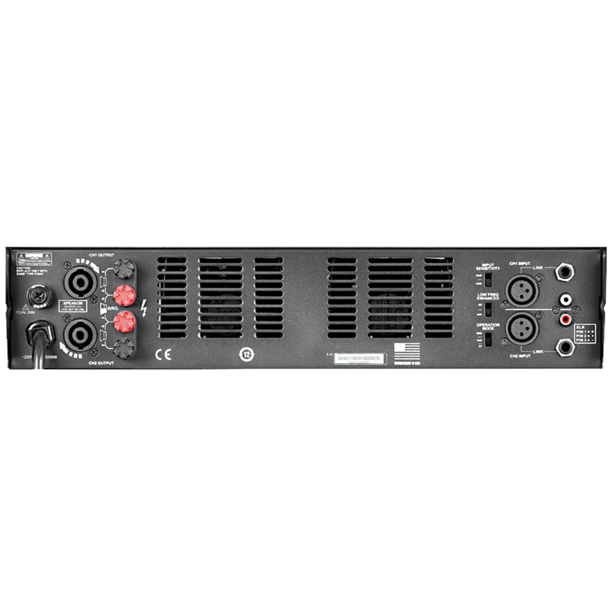 BST XL2000 effektförstärkare