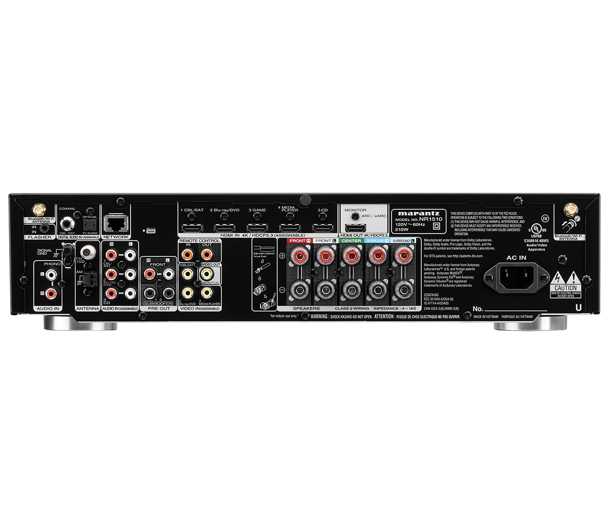 Marantz NR1510/N1B 5.2 Surroundmottagare (svart)