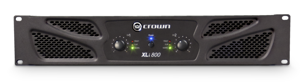 Crown XLi800 effektförstärkare (2x200W, 8 Ohm)