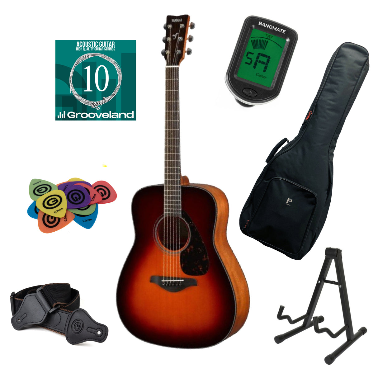 Yamaha FG800 Startpaket (Brown Sunburst )