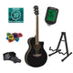 Yamaha APX600 Western Guitar Starter Kit (svart)