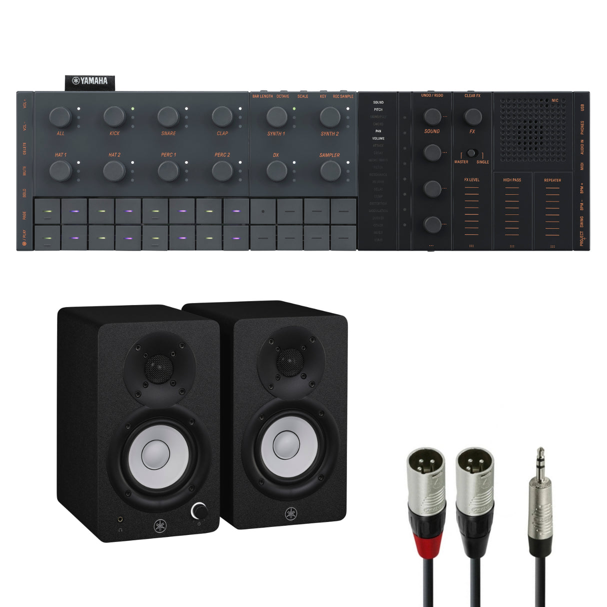 Yamaha Seqtrak Starter Kit (svart)