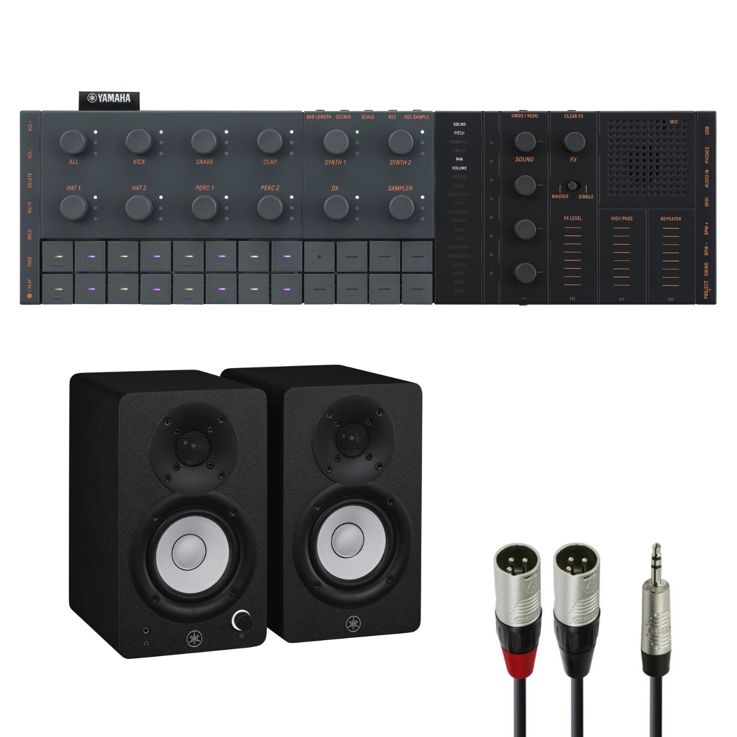 Yamaha Seqtrak Starter Kit (svart)