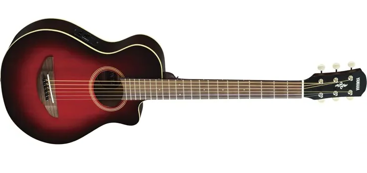 Yamaha APX T2 Western Guitar (Dark Red Burst )