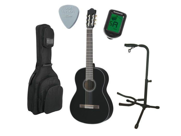 Yamaha C40 Starter Kit för klassisk spansk gitarr (svart)