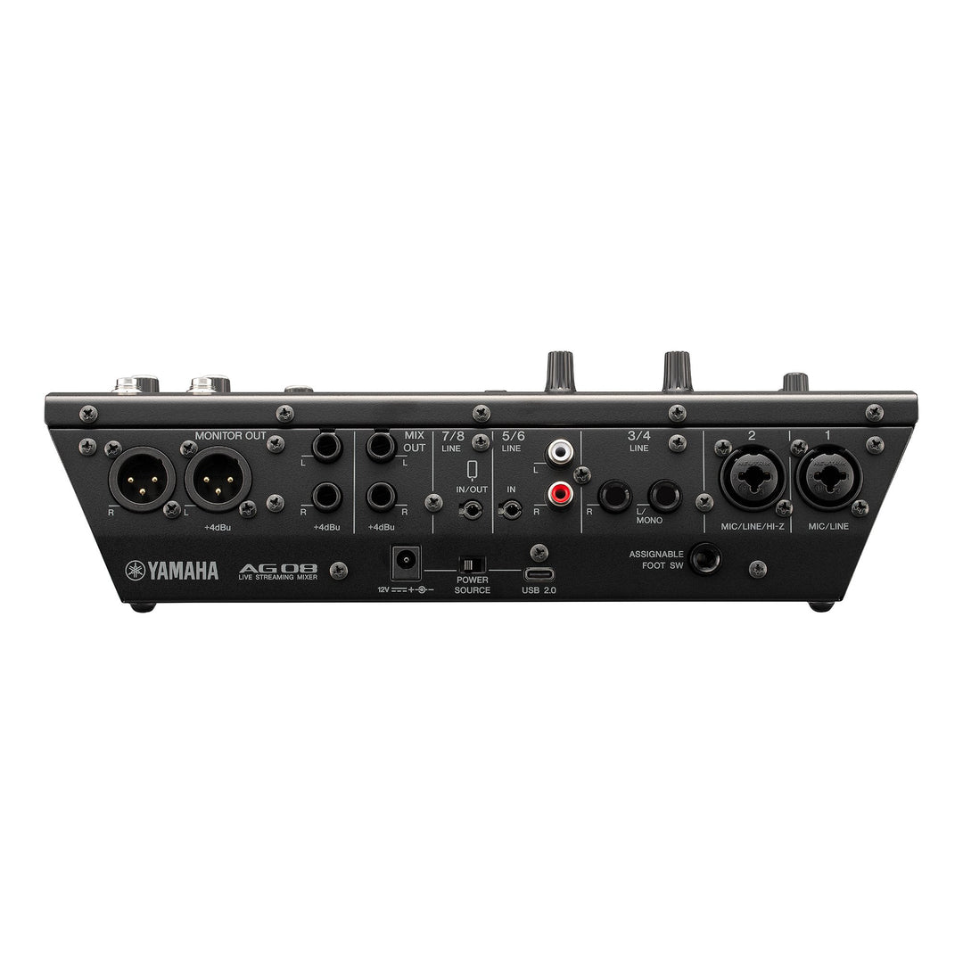Yamaha AG08 - Live Streaming Mixer (Svart)