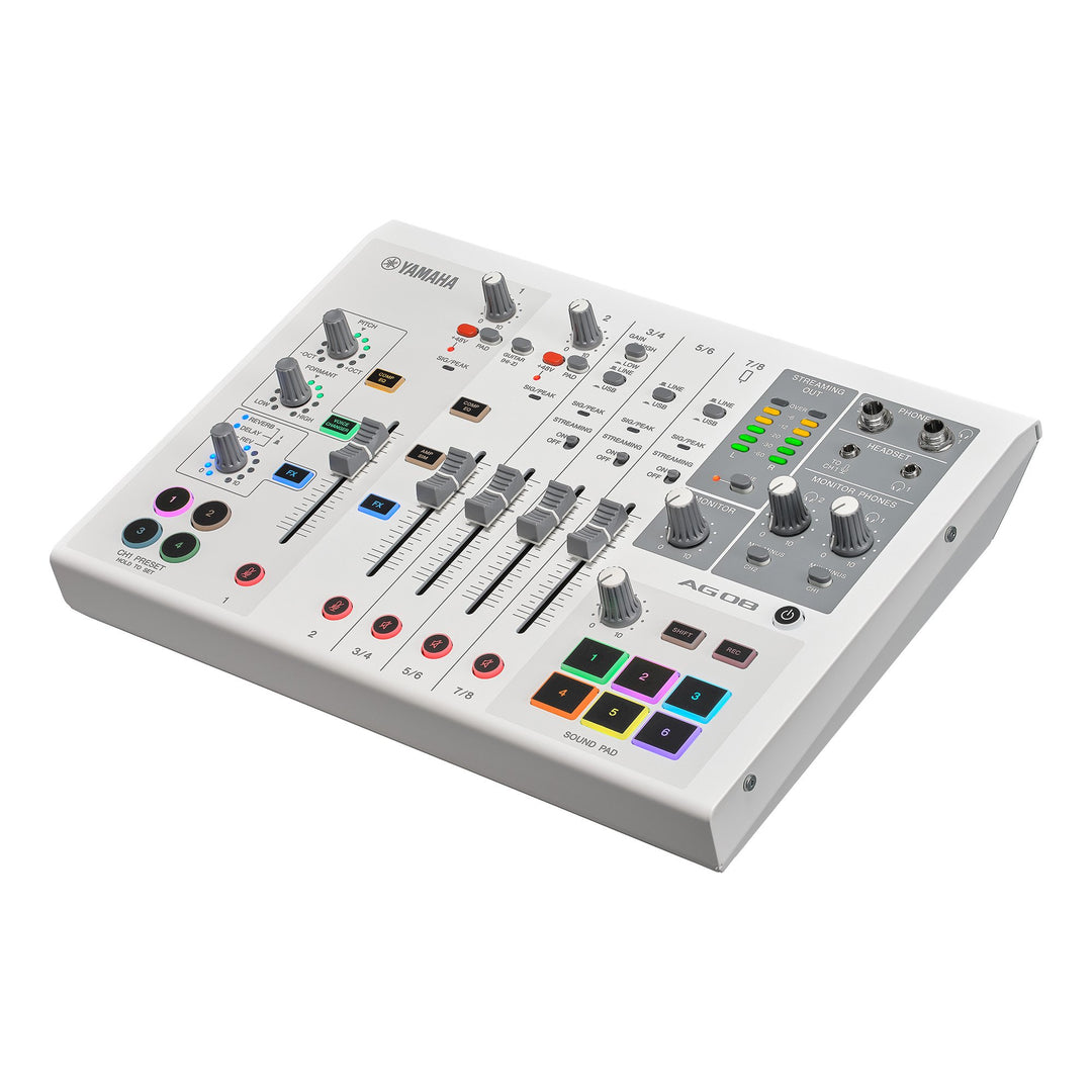 Yamaha AG08 - Live Streaming Mixer (Vit)