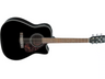 Yamaha FX370C elektronisk akustisk gitarr (svart)