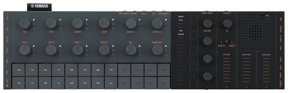 Yamaha Seqtrak Sequencer (svart)
