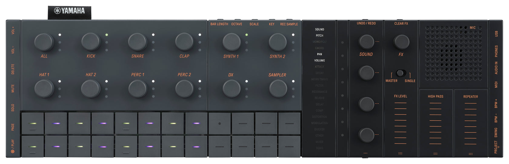 Yamaha Seqtrak Sequencer (svart)