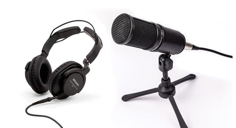 Zoom ZDM-1PMP podcast-mikrofonerpaket