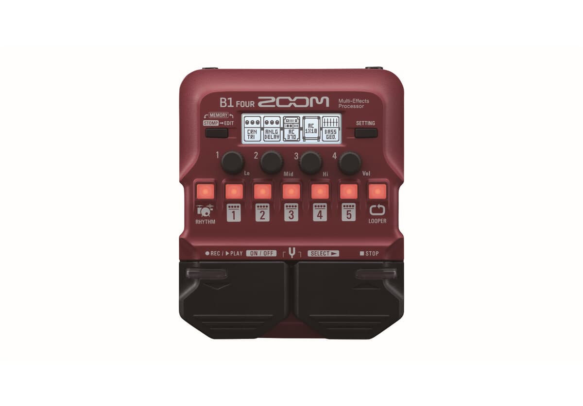Zoom B1 Fyrbas multieffekt