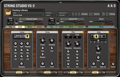String Studio VS-3 plus paket (nedladdning)