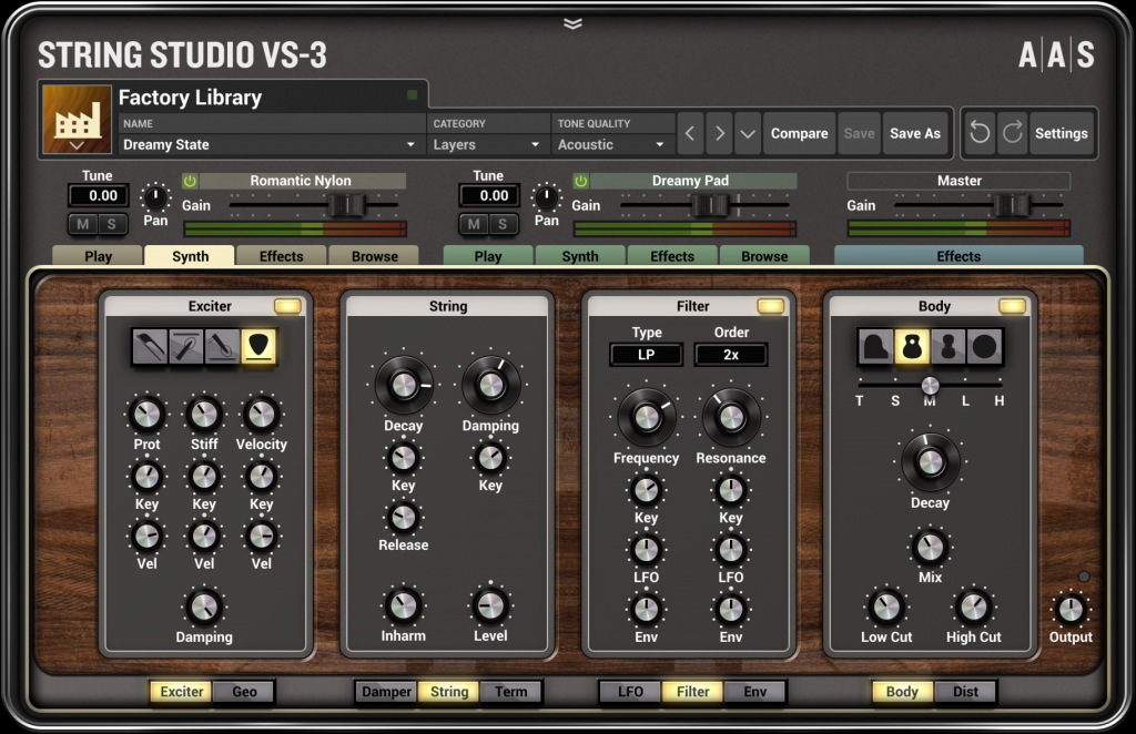 String Studio VS-3 plus paket (nedladdning)