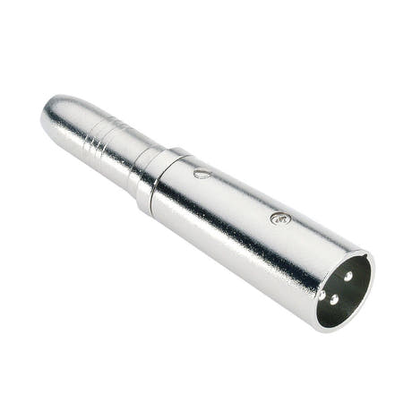 Adapter Audio Plug 6,3 mm Jack Stereo Hona till XLR Hane