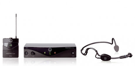 AKG WMS45 trådlöst sporthuvudbandssystem - A (530 - 560 MHz)
