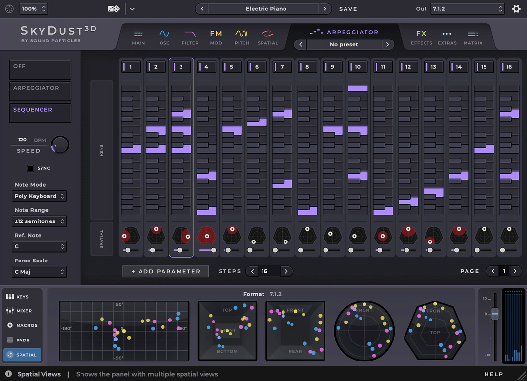 SkyDust 3D Immersive Synth Plug-In