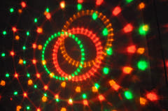 Ibiza Astro-Bat RGBA LED diskoljus