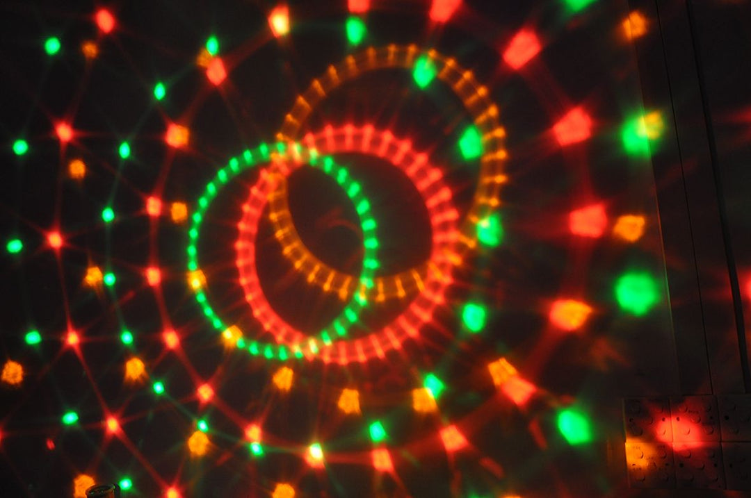 Ibiza Astro-Bat RGBA LED diskoljus
