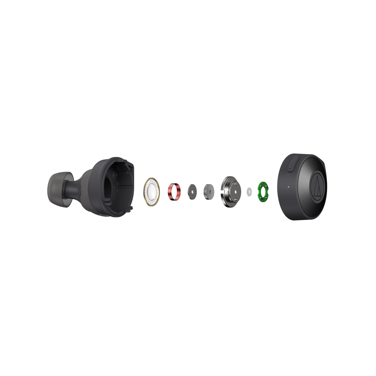 Audio-Technica ATH-CKS5TWBK Trådlösa in-ear hörlurar (svarta)