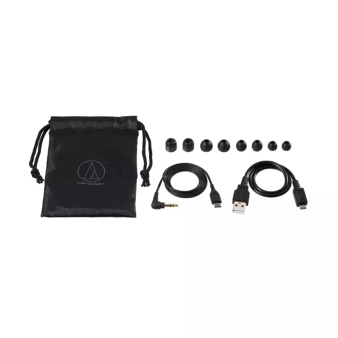 Audio-Technica ATH-ANC100BTBK trådlösa brusreducerande in-ear-hörlurar (svarta)