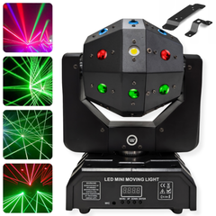 LIGHT4ME ATLAS rörlig 4-i-1 LED-multieffektlampa