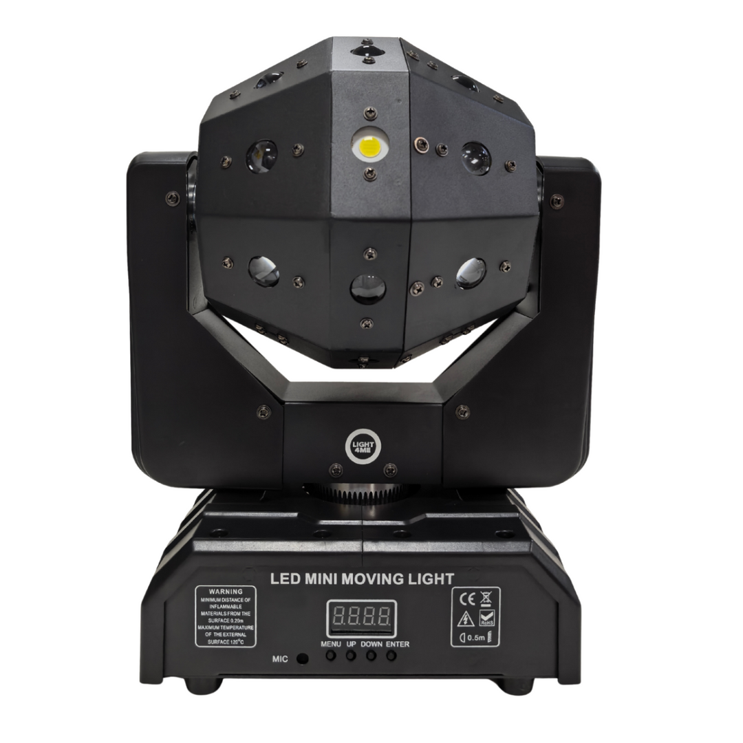 LIGHT4ME ATLAS rörlig 4-i-1 LED-multieffektlampa