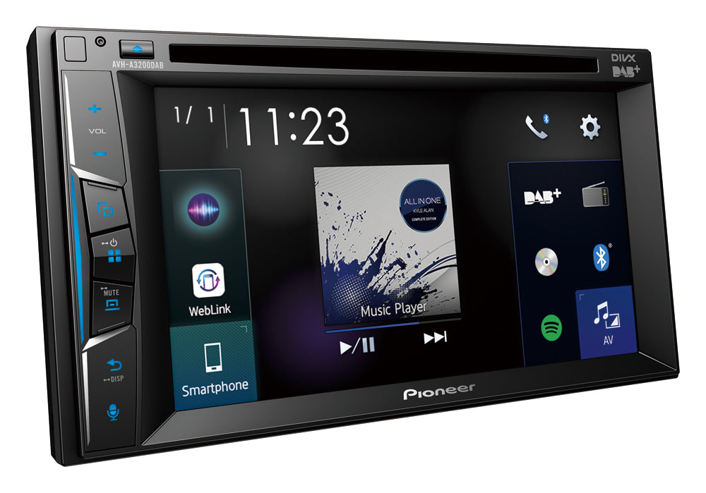 Pioneer AVH-A3200DAB Bilstereo Bluetooth och DAB Radio