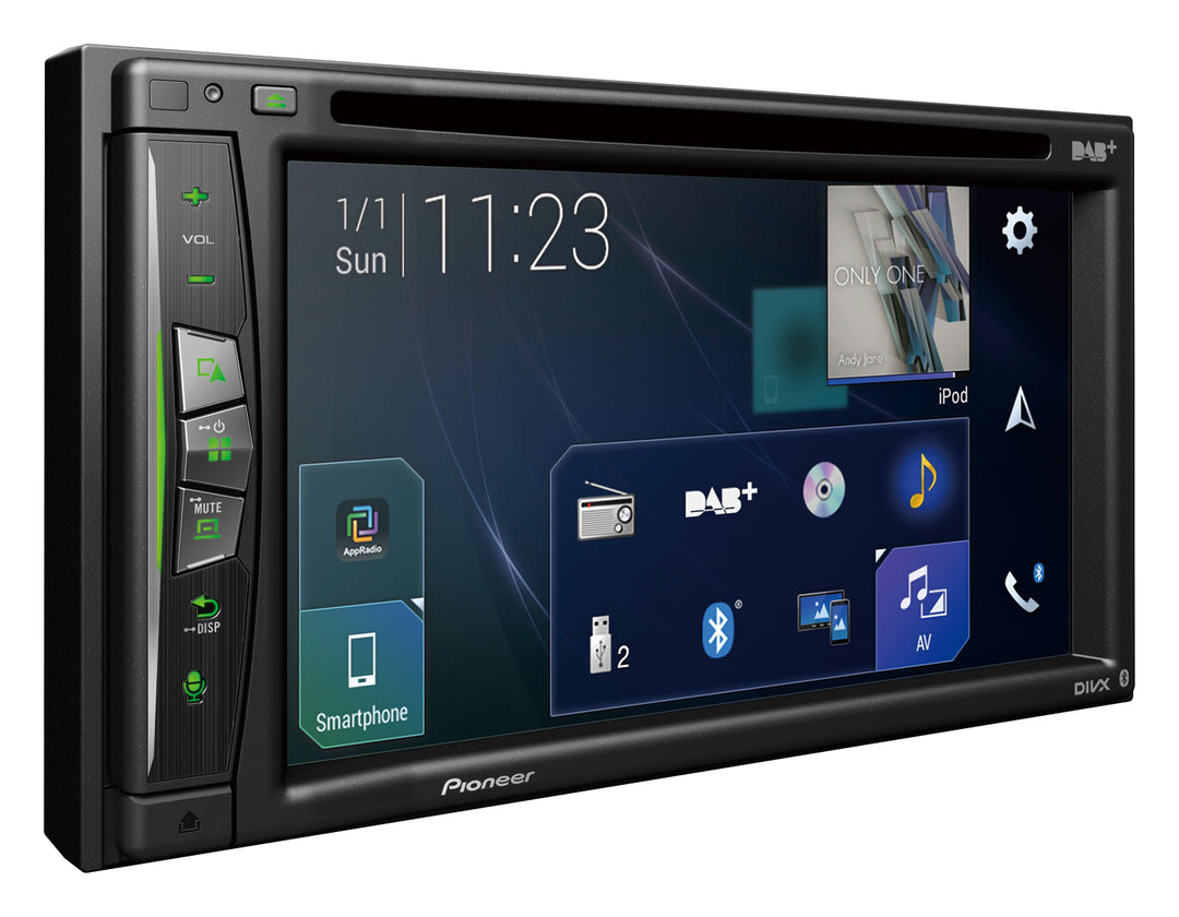 Pioneer AVIC-Z730DAB GPS-navigering, trådlös CarPlay och Bluetooth