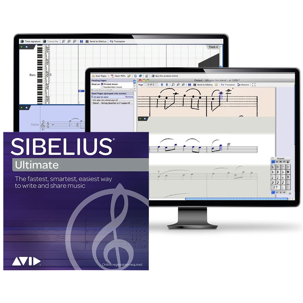 Sibelius Ultim perpetuell licens med PScore AScore