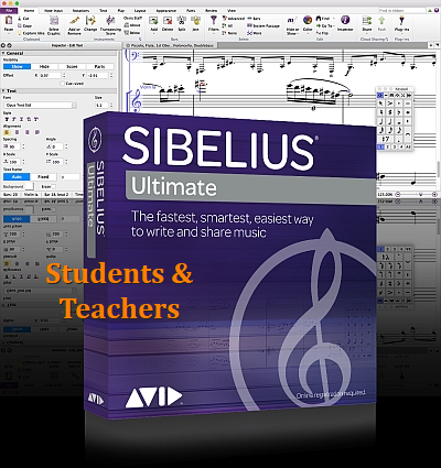 Sibelius Ultim Perpetual EDU Student/Lärare med PS