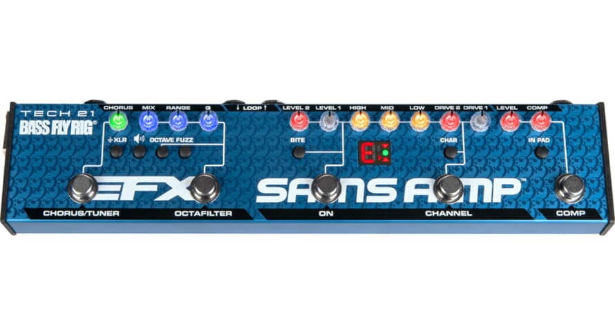 Tech 21 Bass Fly Rig v2 bas-multieffekt