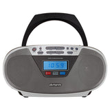 AIWA CDT-200 Boombox – CD, Bluetooth, USB och FM-radio, silver