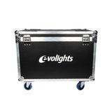 Flightcase för 4 Evolights 40x10W Wall Washer