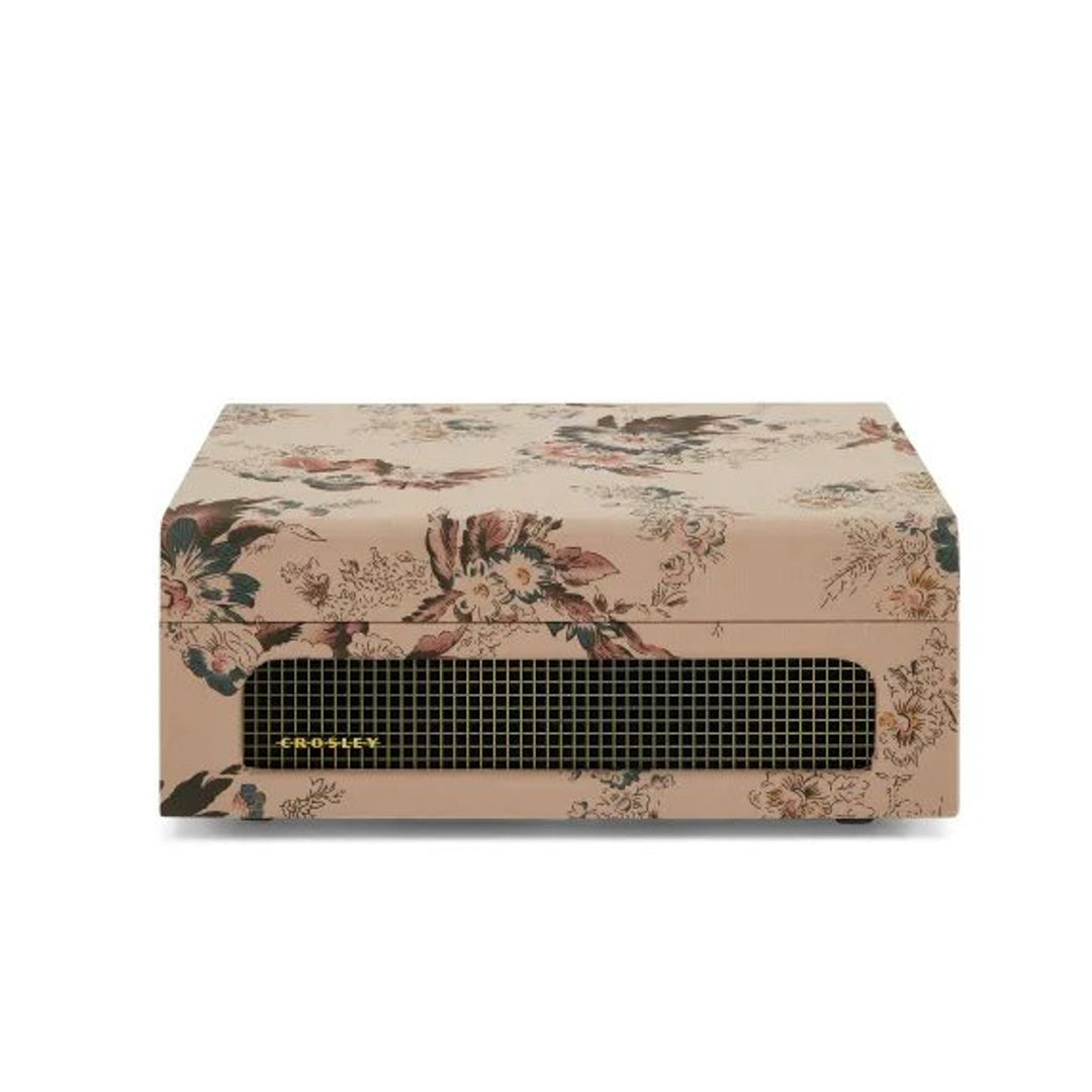 Crosley Voyager skivspelare tvåvägs Bluetooth (blommigt)