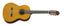 Yamaha CS40 3/4 klassisk spansk gitarr