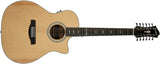 Hagstrom Siljan II Grand Auditorium 12-strängad Wester-gitarr (naturlig)