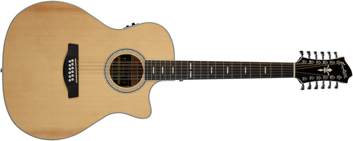Hagstrom Siljan II Grand Auditorium 12-strängad Wester-gitarr (naturlig)