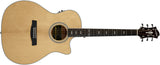 Hagstrom Siljan II Grand Auditorium Western Guitar (naturlig)