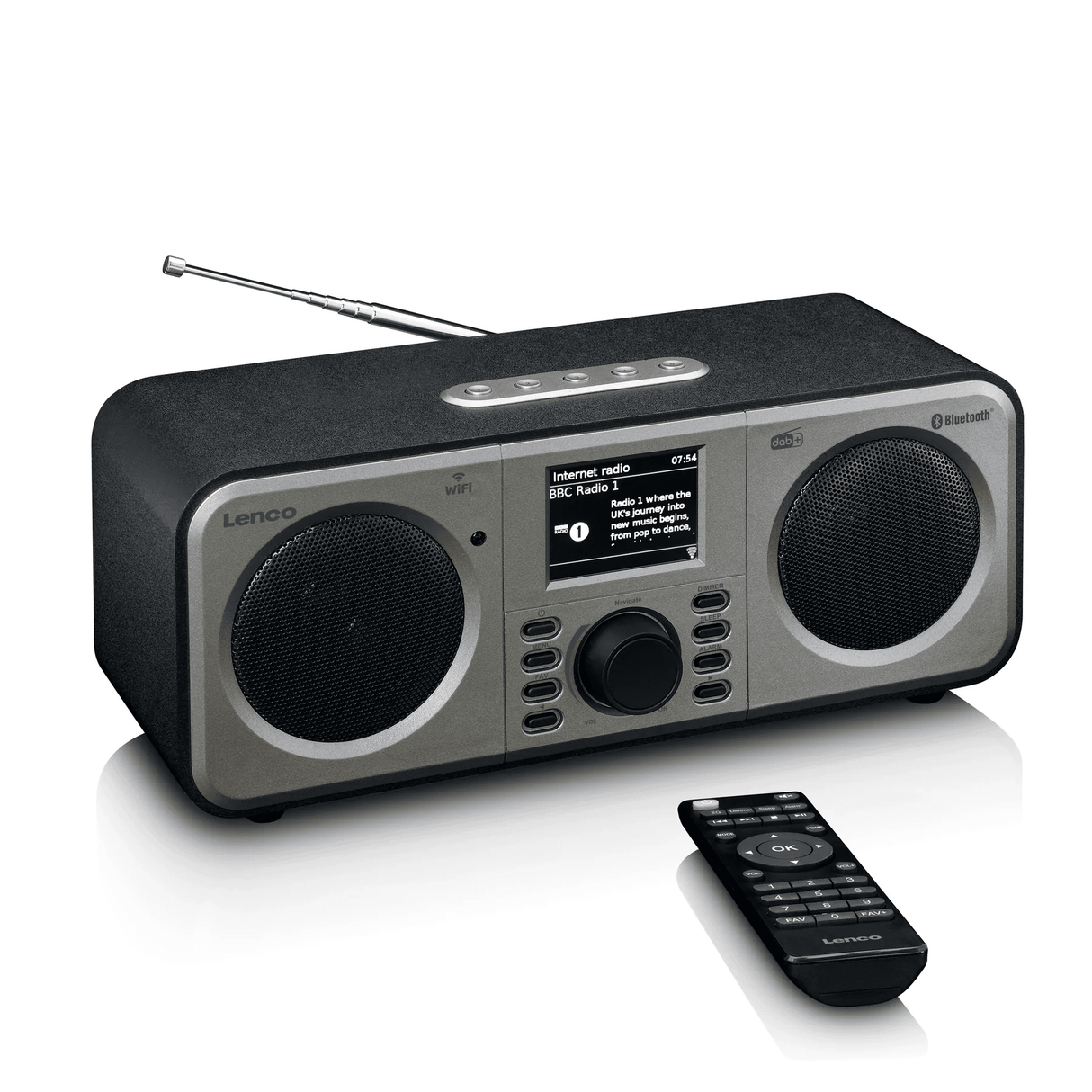 Lenco DIR-141 Radio (svart)