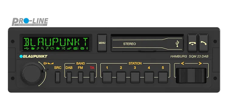 Blaupunkt Hamburg SQM 23 DAB Bilradio med DAB+ och Bluetooth