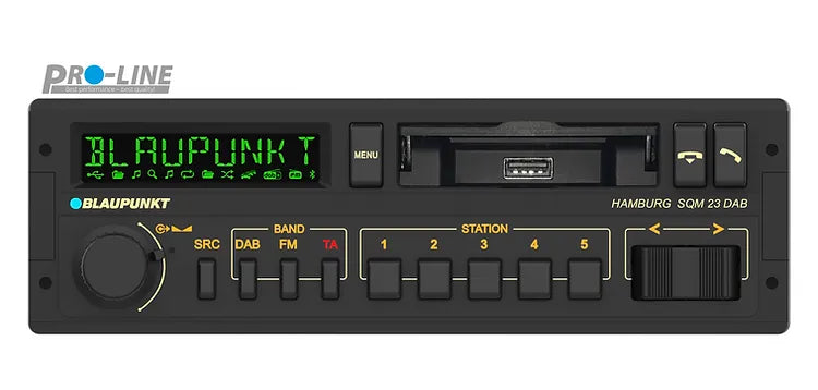 Blaupunkt Hamburg SQM 23 DAB Bilradio med DAB+ och Bluetooth