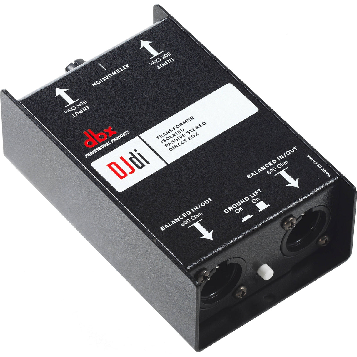 dbx DJDI 2-kanals passiv DI-box