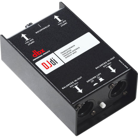 dbx DJDI 2-kanals passiv DI-box